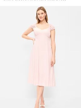 Old Navy Pale Pink Sleeveless V-Neck Dress